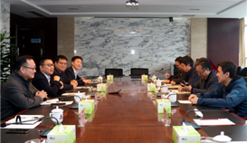 四川冶金設(shè)計(jì)研究院費(fèi)西院長(zhǎng)一行到德勝考察交流