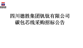 碳包芯線采購(gòu)招標(biāo)公告