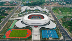 省運(yùn)會(huì)今日在樂開幕，這項(xiàng)精品工程，德勝助建！