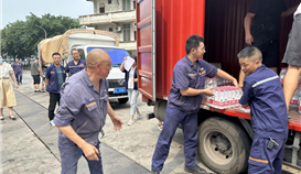 高溫送清涼，關(guān)愛暖人心|德勝釩鈦工會為職工夏日送清涼