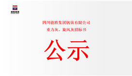 四川德勝集團(tuán)釩鈦有限公司-重力灰、旋風(fēng)灰招標(biāo)書(shū)